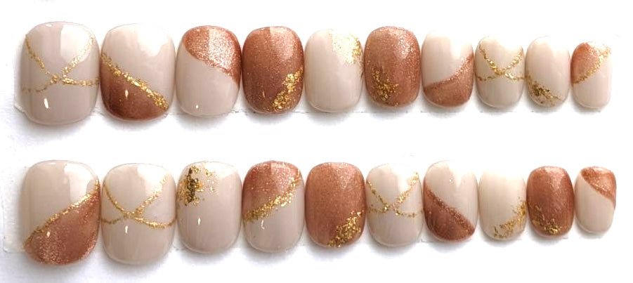 Two-tone Mocha Round
