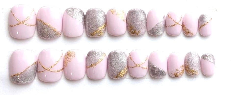 Sakura Silver shining gold leaf 銀光の春桜金継ぎ箔