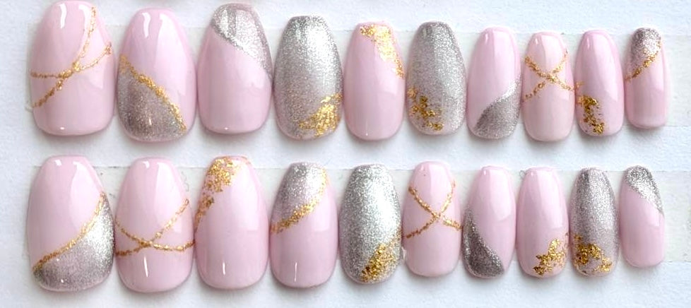 Sakura Silver shining gold leaf 銀光の春桜金継ぎ箔
