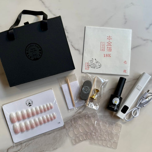 Kintsugi Gel Nail Press On DIY Art kit 金継ぎ風ネイルアートセルフキット