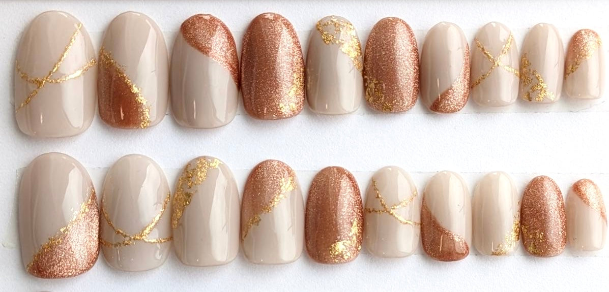 Two-tone Mocha Oval