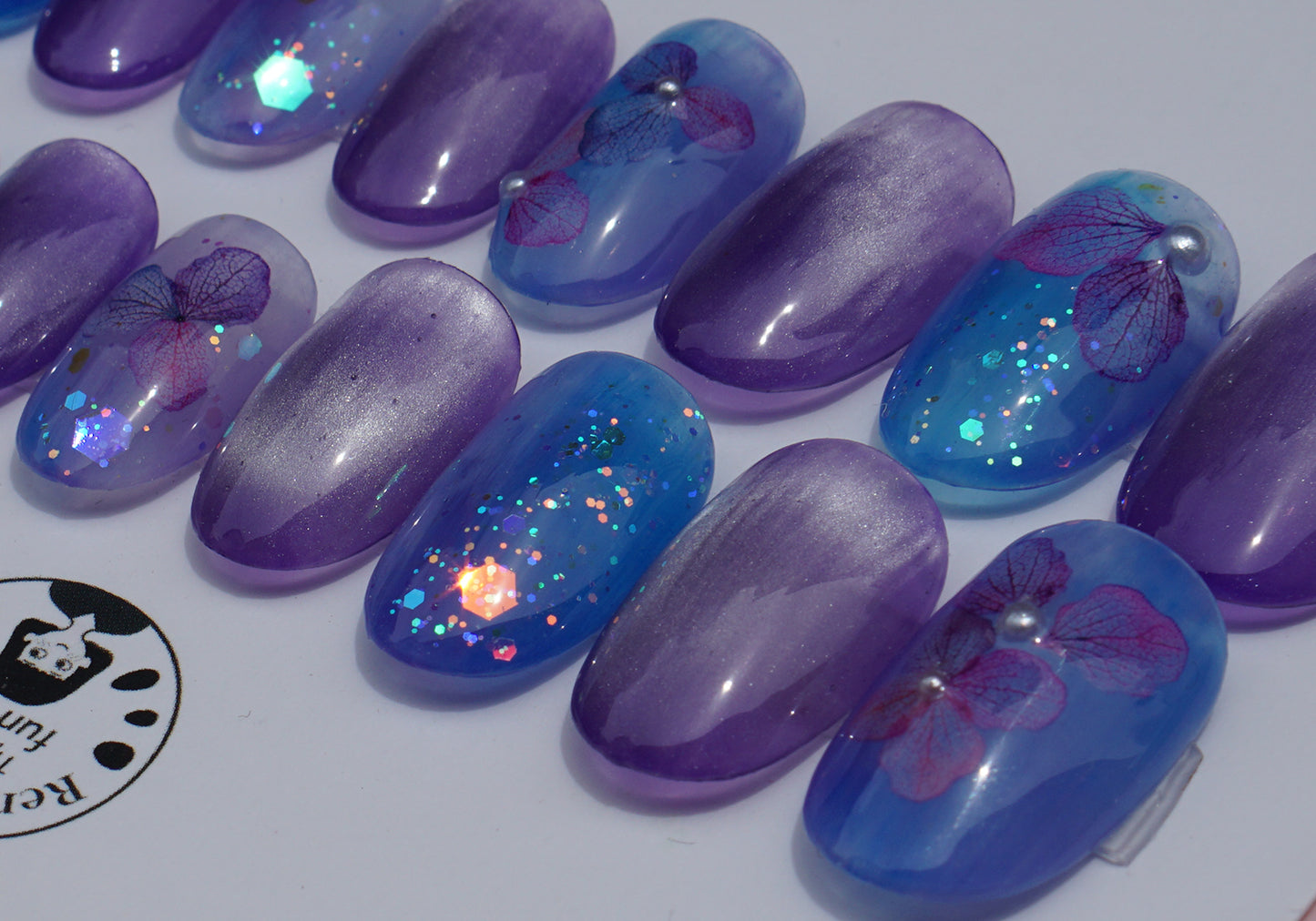 彩雫 深紫陽 Oval